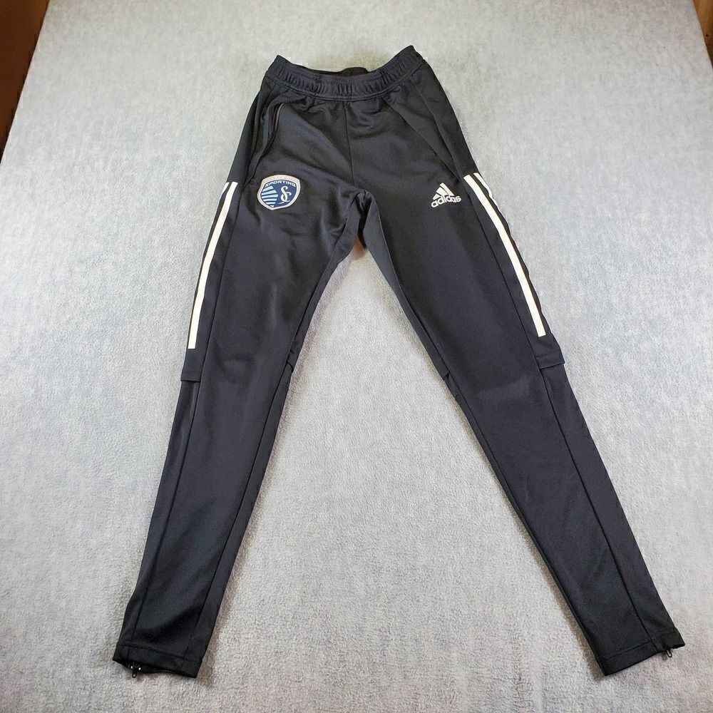 Adidas Pants Mens XS Black Sporting Kansas City Training Team Joggers